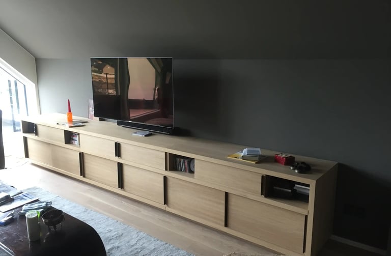 meuble TV sur mesure Belgique