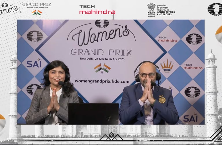 FIDE Chess #FIDEWomenGrandPrix Round 8