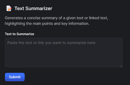 HyperWrite AI: Text Summarizer: Condenses text into key points and crucial information.