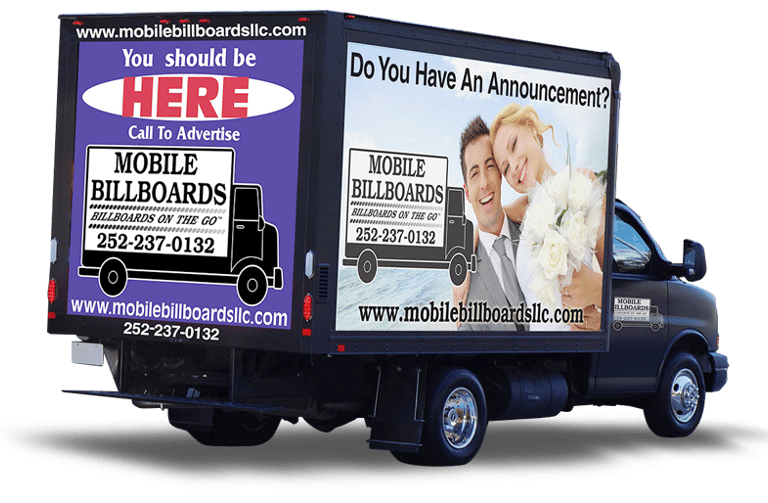 Mobile billboard truck