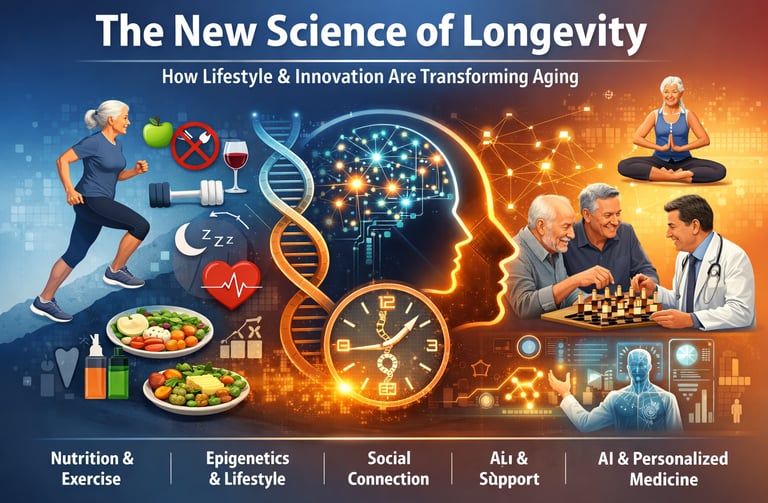Living to 100: Is it Genetics or Lifestyle? What the New Science Says
