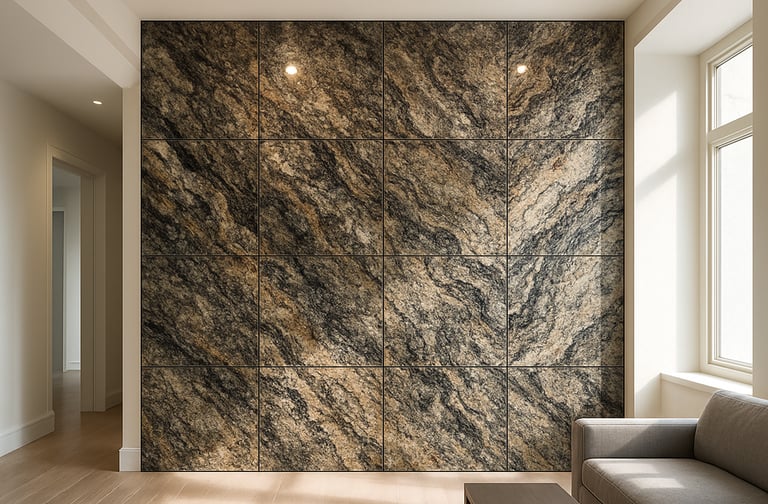 leftover granite wall cladding