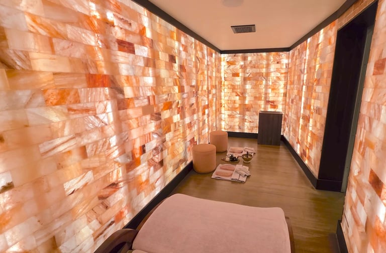 kudadoo maldives spa salt room