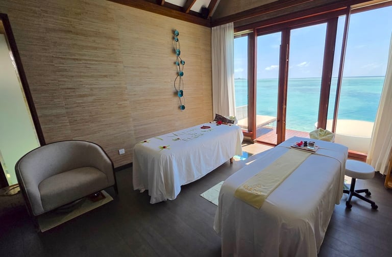 Ozen Life Maadhoo Maldives spa treatment room