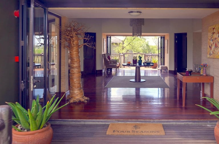Four Seasons Serengeti Tanzania spa reception