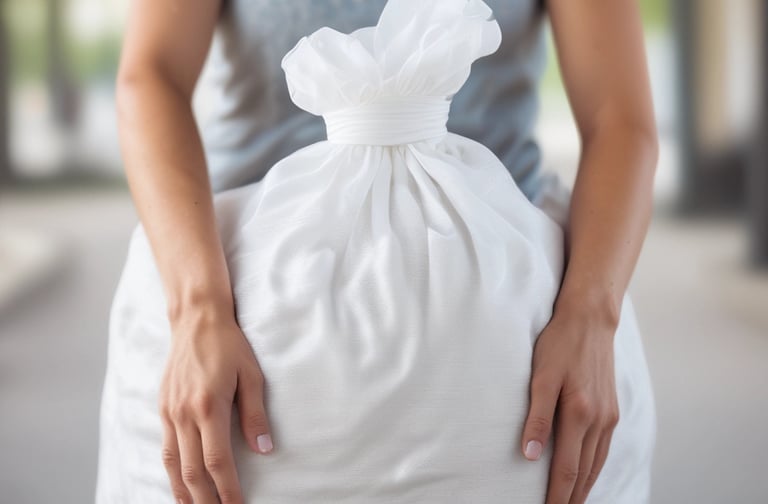 A clean stack of freshly laundered towels ready for delivery.