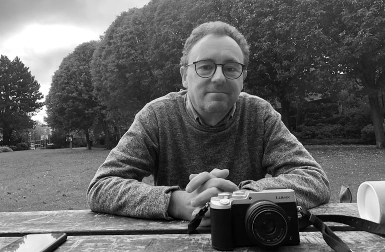 Portrait of photographer Mark Pinder