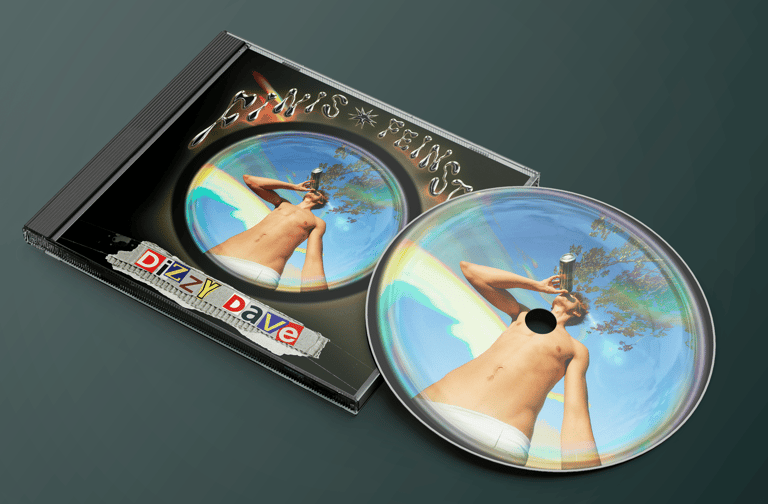 Album Cover Dizzy Dave Mockup