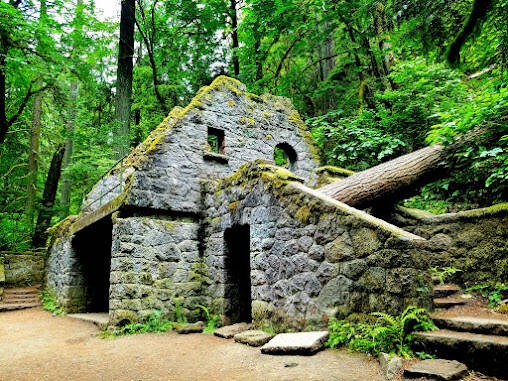 Portland, OR - The woods surrounding the Witch's Castle has a sinister past