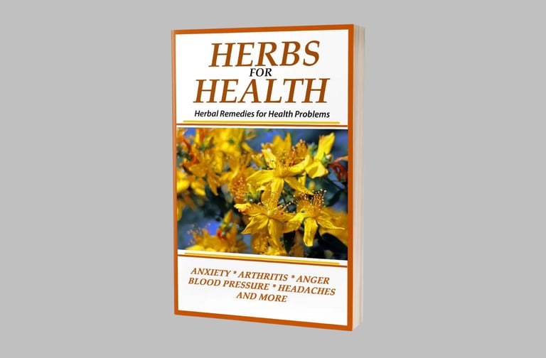 a book cover of herbs