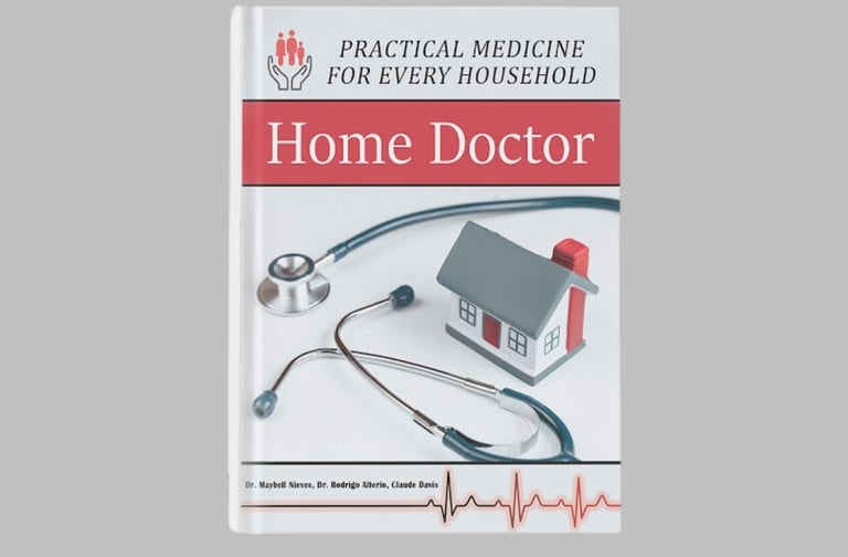 a book cover of practical medicine for every household