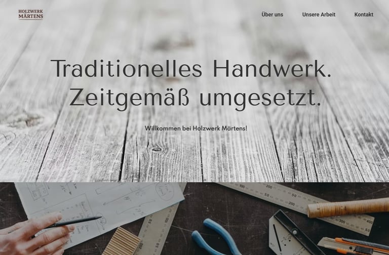 Websiteerstellung Handwerker Demo