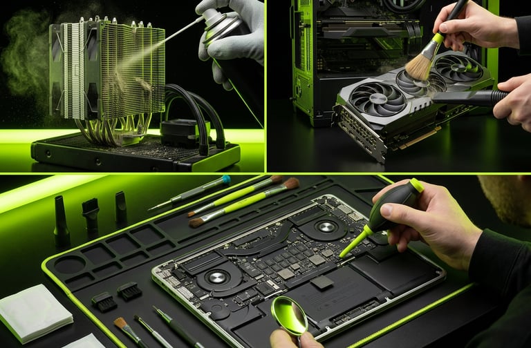 Dust Cleanup Service – CPU Cooler MacBook GPU Cleanup