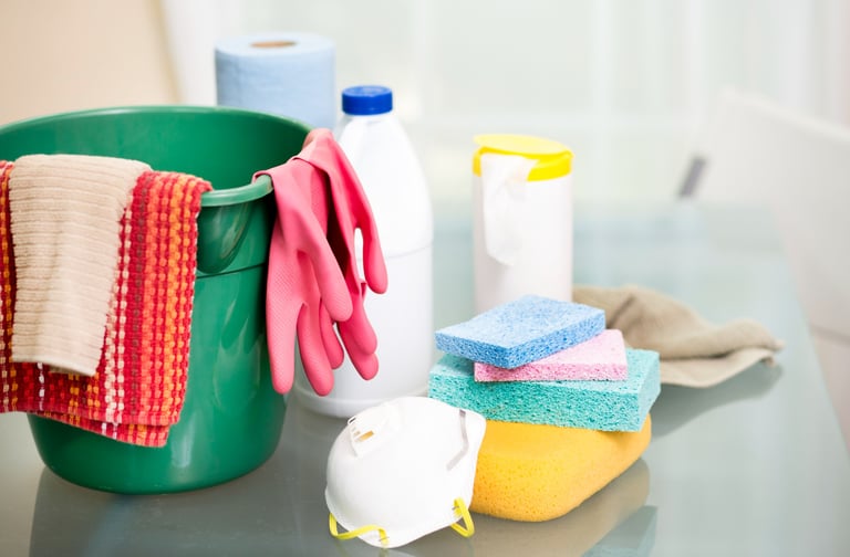 Commercial cleaning supplies