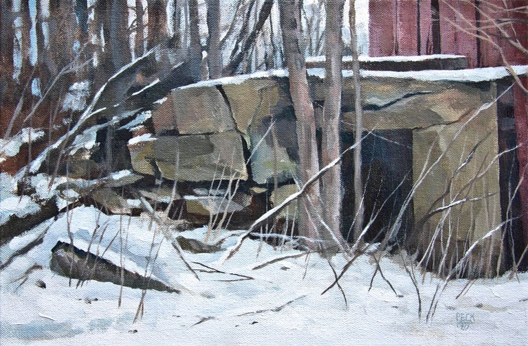 "Root Cellar" Acrylic $500