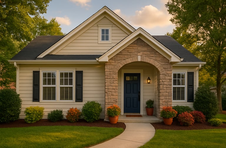 Photo of an inviting rental house