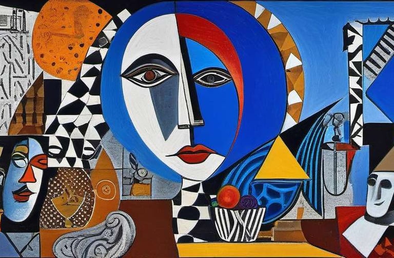 O Cubismo nasceu no início do século XX, liderado por figuras icônicas como Pablo Picasso