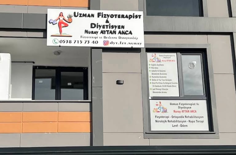 uzman fizyoterapist ve diyetisyen Nuray AYTAN AKCA'nın merkezi