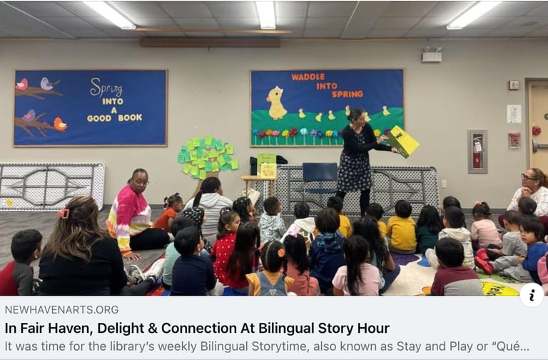 arts council new haven fair haven library stay and play nohra bernal