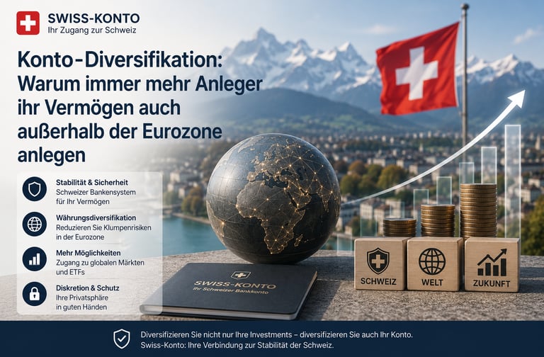 Konto-Diversifikation außerhalb der Eurozone — Swiss-Konto | May-Finanz Postbauer-Heng
