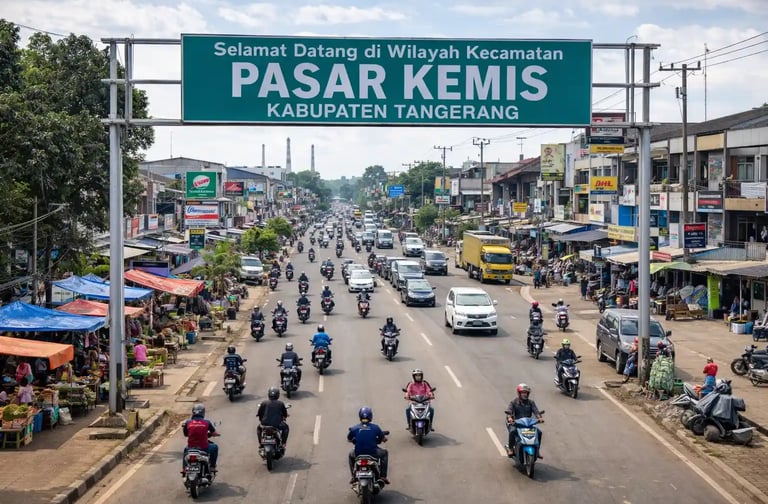 ilustrasi kawasan pasar kemis