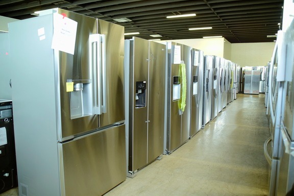 French door refrigerator at discounted prices at Appliances 4 Less in Tucson