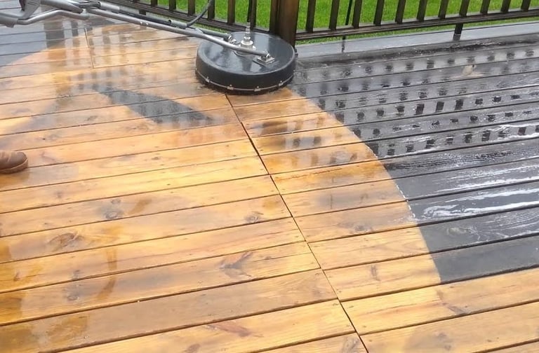 wood deck patio pressure washing fort lauderdale FL