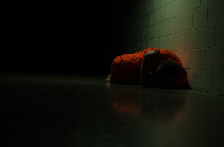 Stuart Ross, Terrified man, The Perfect Candidate, 2019