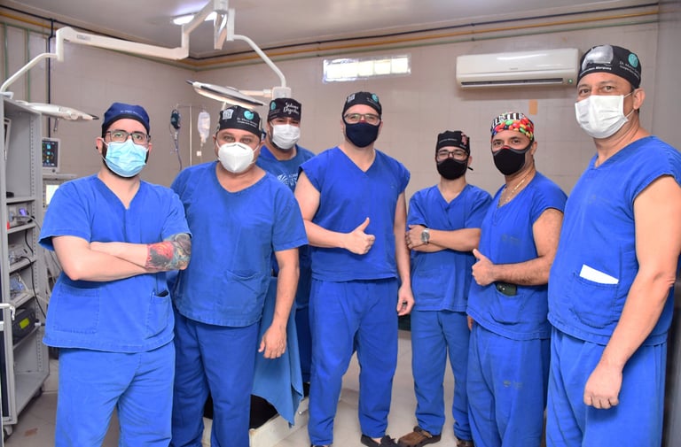 Minha equipe cirúrgica