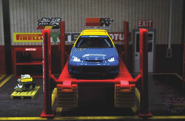 1:64 SI E-AT Civic, , Integra Type R, Accord Type R & Spoon EK 9 Type R