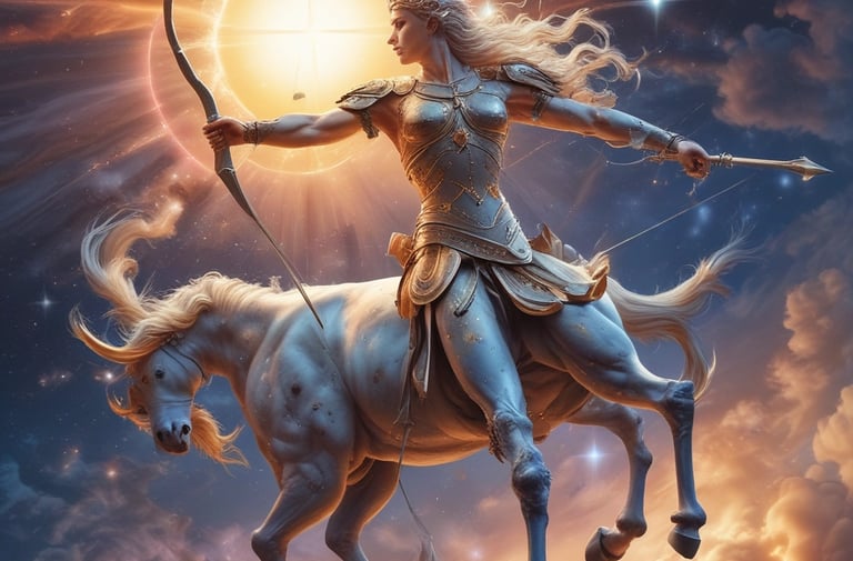 An image showing a spiritual guide assisting a client in a tranquil setting.