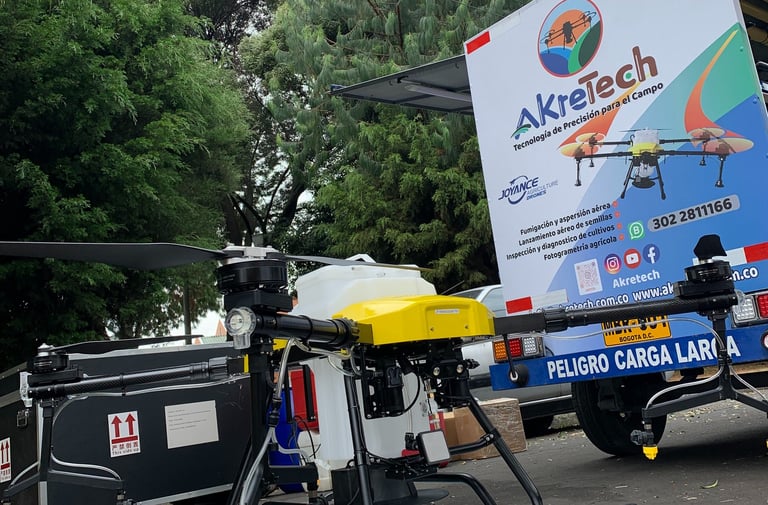 fumigación con drones cundinamarca