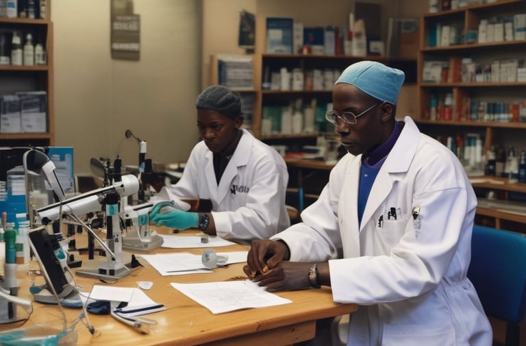 A team of underwater rescuers in action during a training session.