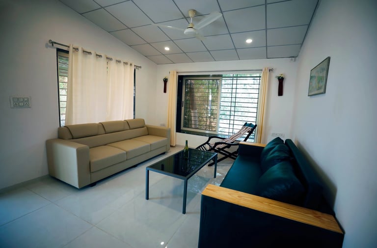 suit rooms at best resort near surat | purna river retreat