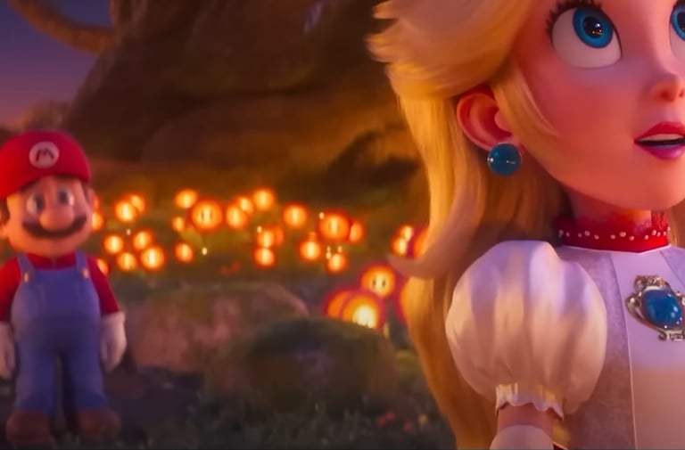 Mario Movie Fire Flower Fields