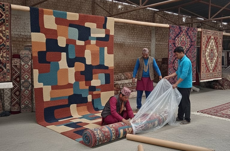 Custom bespoke handmade rugs crafted in Nepal – Himalaya Carpet Industries