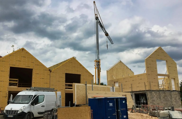 Construction de maison en ossature bois