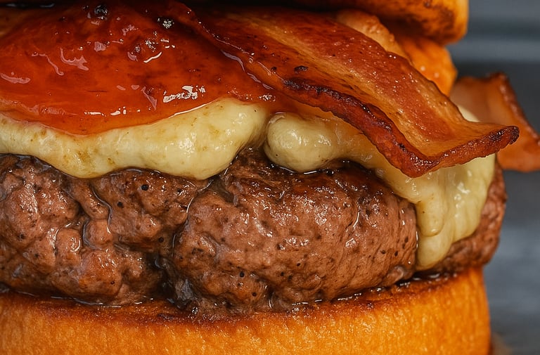 Sweet Chilli - Burguer com gorgonzola e geléia de pimenta do Original em Andradina.
