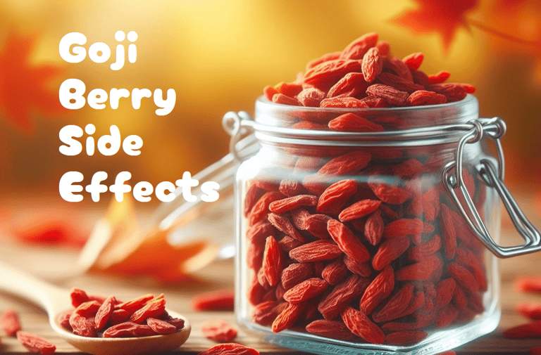 a jar of goji berries