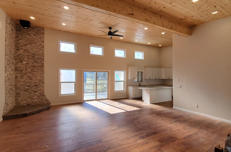 We Installed Everything You See from the Ceiling to the Floor, One Step at a time.