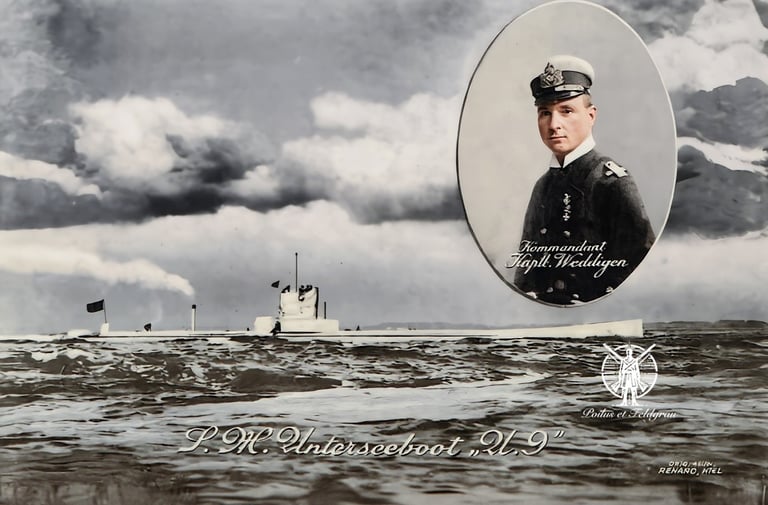 Otto Weddingen et le sous-marin U.9