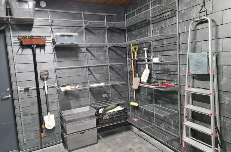 Elfa garažo sistema | Elfa Garage | lentynu-sistemos.lt