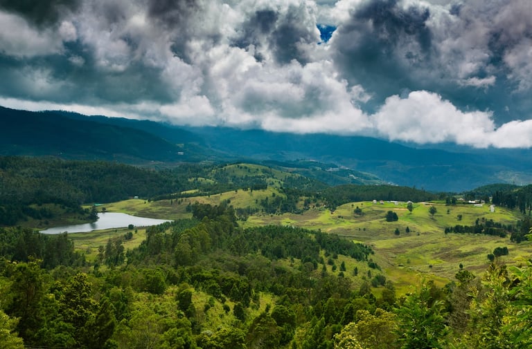 Mannavanur lake view