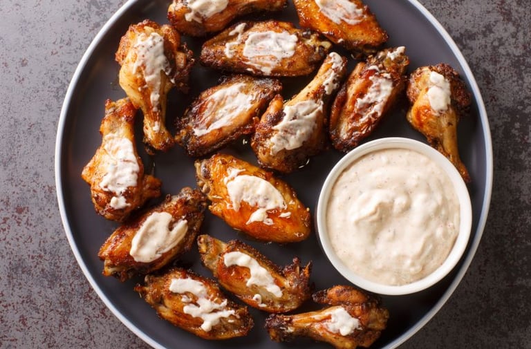 alabama white sauce and chicken wings