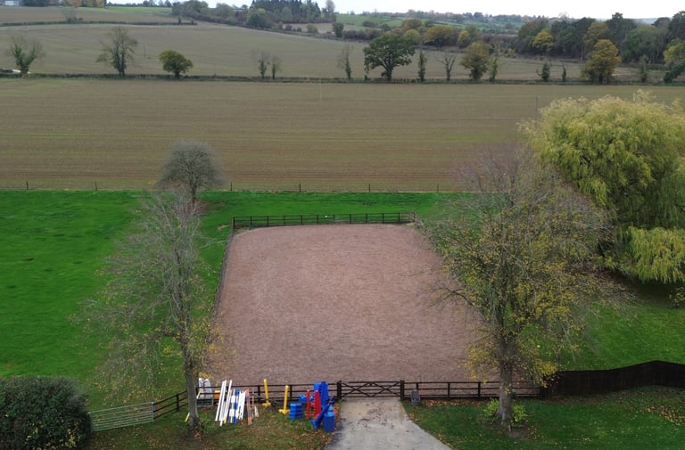 Arena at Lower Souldern Grounds. Oxfordshire