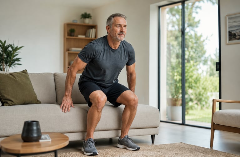 Le Goblet Squat permet de se relever avec aisance au quotidien