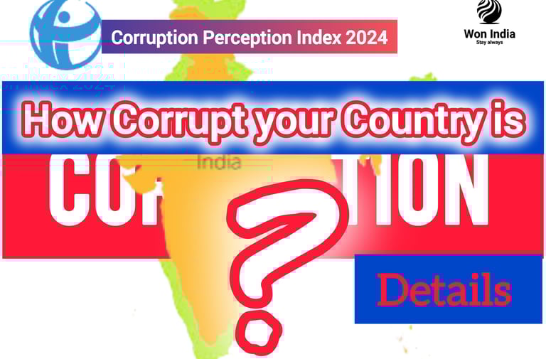 Corruption Perception Index 2024 Overview, Details, India rank, Neighbour countries rank, all score, an in-depth analysis