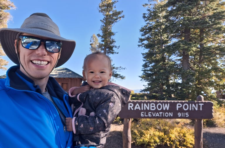 Rainbow Point Sign