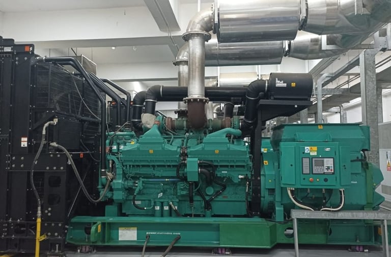 Cummins QSK60-G8, 2145 kW, 400v. 50 Hz.