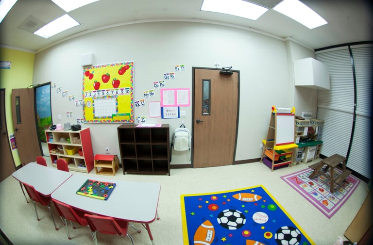 inside look in a kids' classroom